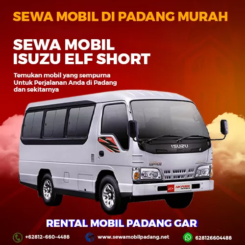 sewa mobil elf short di padang harga rental murah