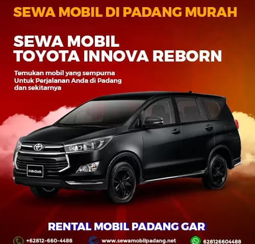 sewa mobil innova reborn di padang harga rental murah