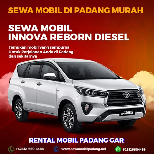 sewa mobil padang harga rental innova reborn diesel di padang